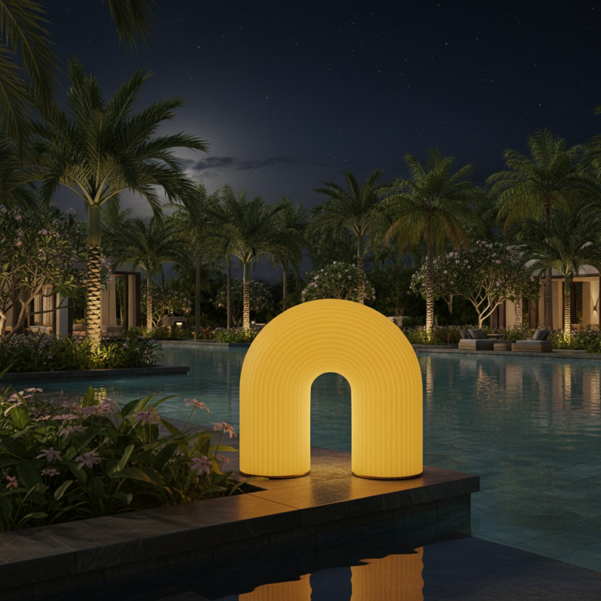 Portable Table Lamp Yellow