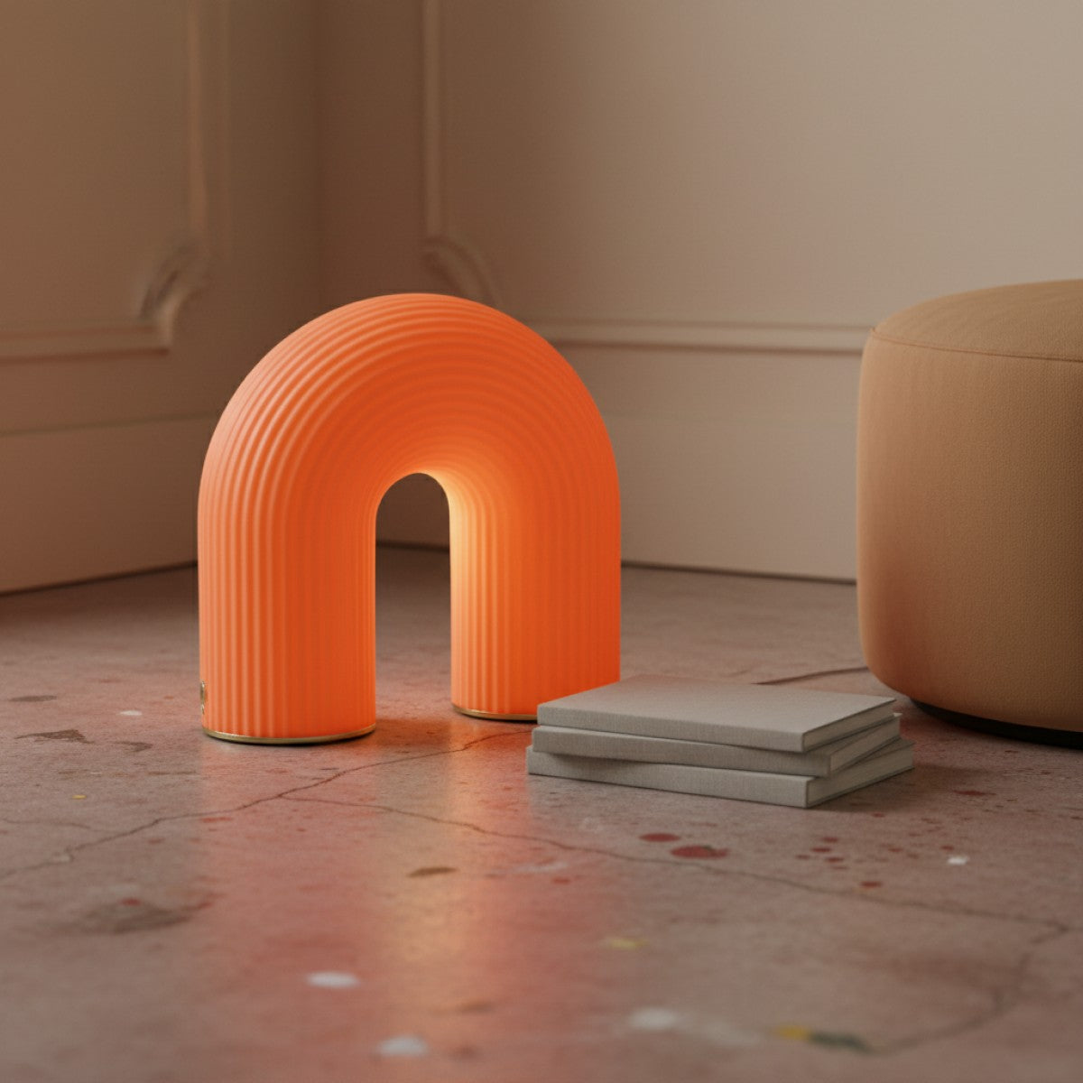 Portable Table Lamp Orange